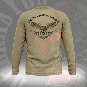 DENİZLİ 11`İNCİ KOMANDO  ZAFERTEPE YİĞİTLERİ ÖZEL TASARIM UZUN KOLLU TİŞÖRT